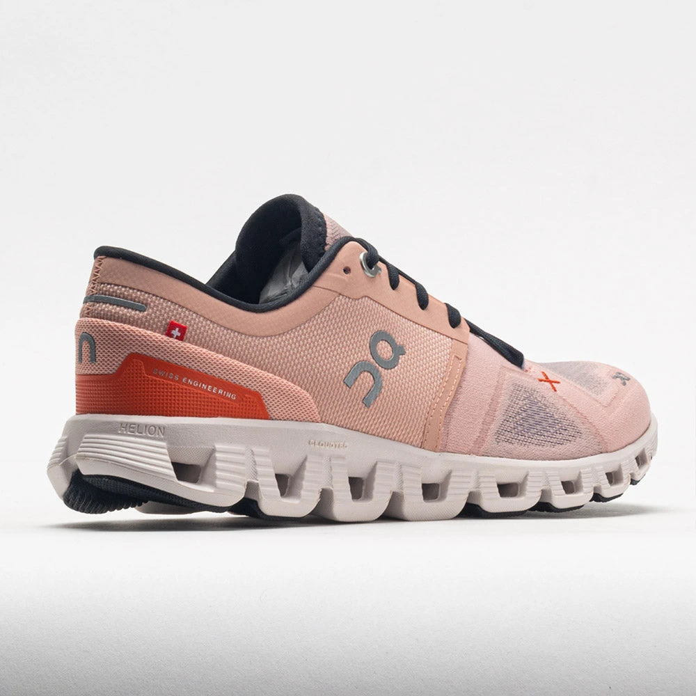 On Running On Cloud X 3 Women's Rose/Sand 6 On Running On Cloud X 3 Women's Rose/Sand - Image 6