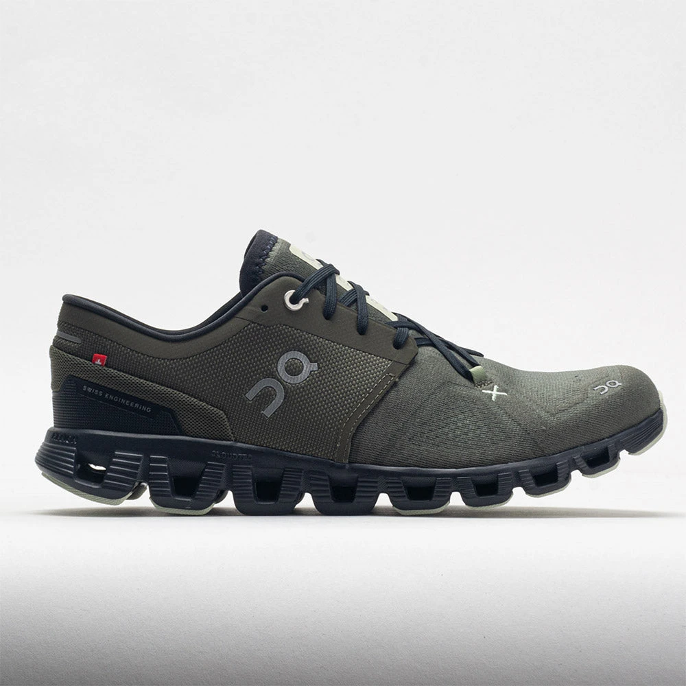 On Running On Cloud X 3 Men's Olive/Reseda 1 On Running On Cloud X 3 Men's Olive/Reseda