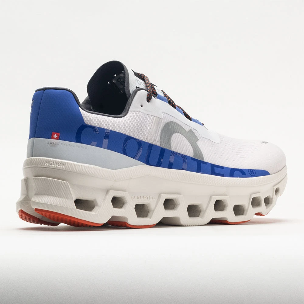 On Running On Cloudmonster Men's Frost/Cobalt 6 On Running On Cloudmonster Men's Frost/Cobalt - Image 6